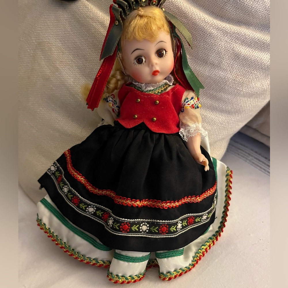 Vintage Madame Alexander “Polish” Doll in box — excellent condition